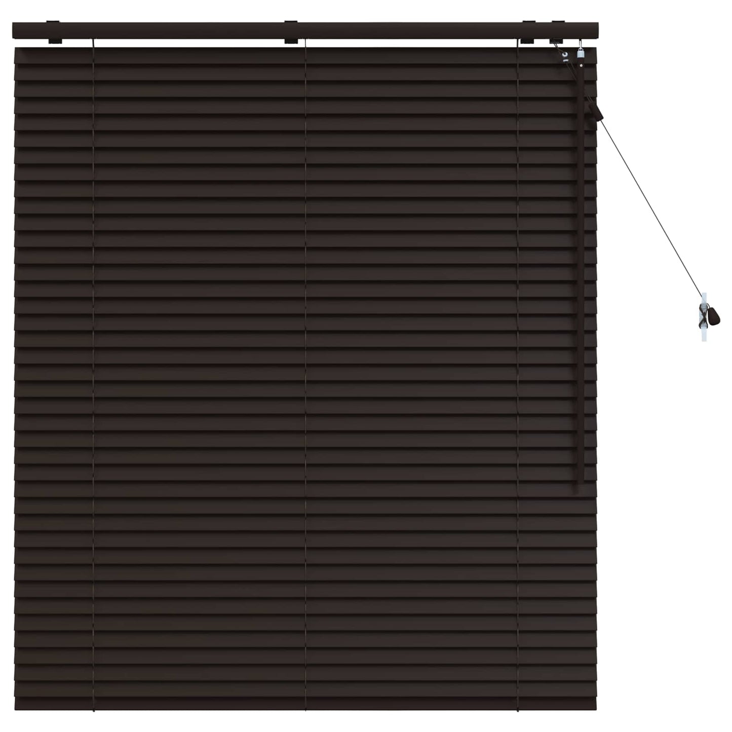 vidaXL Venetian Blind Dark Brown 120 x 130 cm 35 mm 2