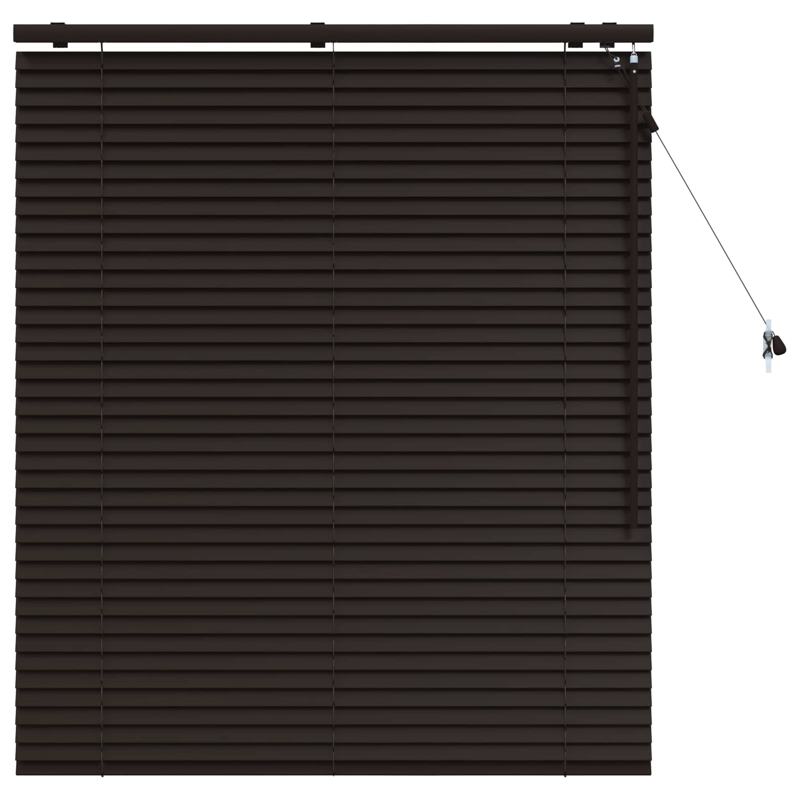vidaXL Venetian Blind Dark Brown 120 x 130 cm 35 mm 2