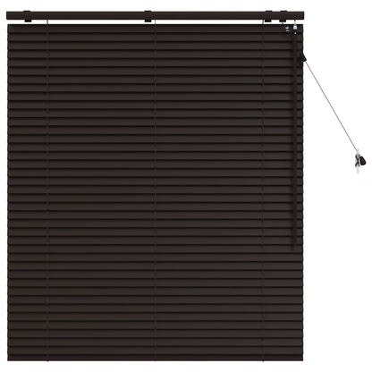 vidaXL Venetian Blind Dark Brown 120 x 130 cm 35 mm 2