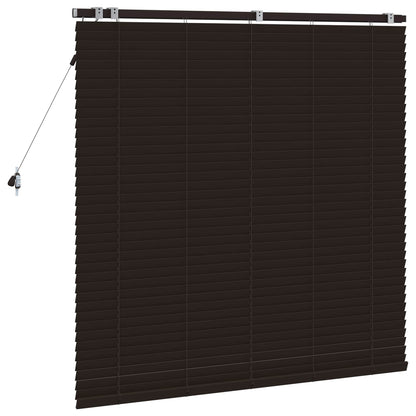 vidaXL Venetian Blind Dark Brown 125 x 130 cm 35 mm 4