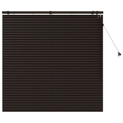 vidaXL Venetian Blind Dark Brown 125 x 130 cm 35 mm 2