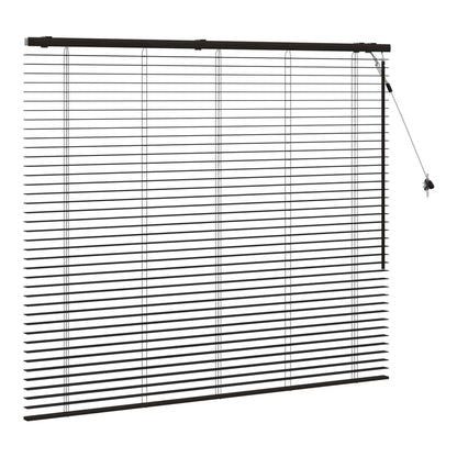 Venetian Blind 35 mm Drop 130 cm Dark Brown 145 cm