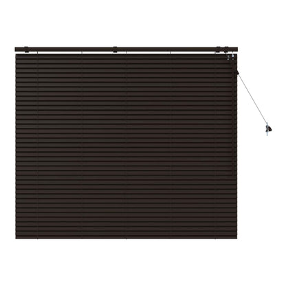 Venetian Blind 35 mm Drop 130 cm Dark Brown 145 cm