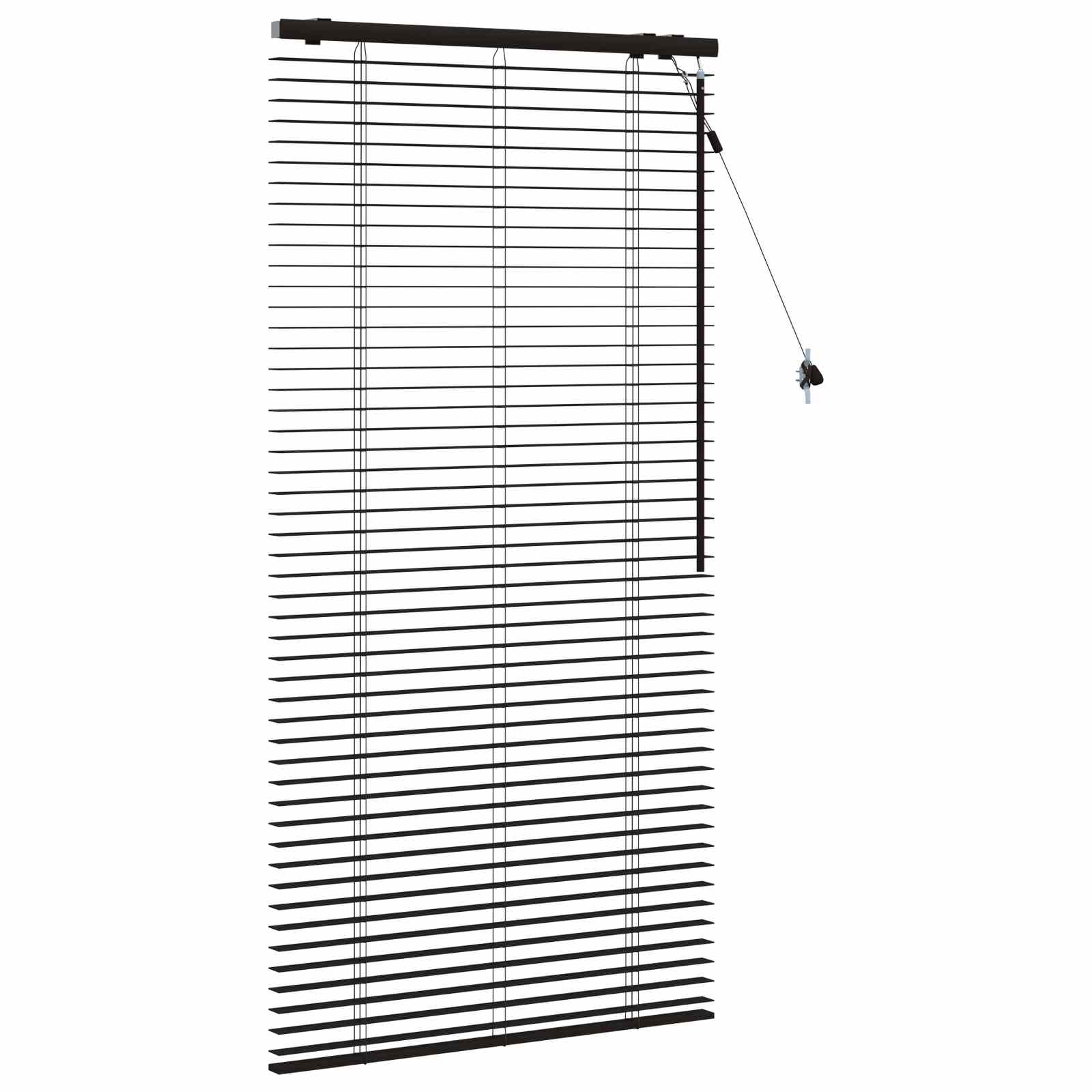 vidaXL Venetian Blind Dark Brown 95 x 160 cm 35 mm 3