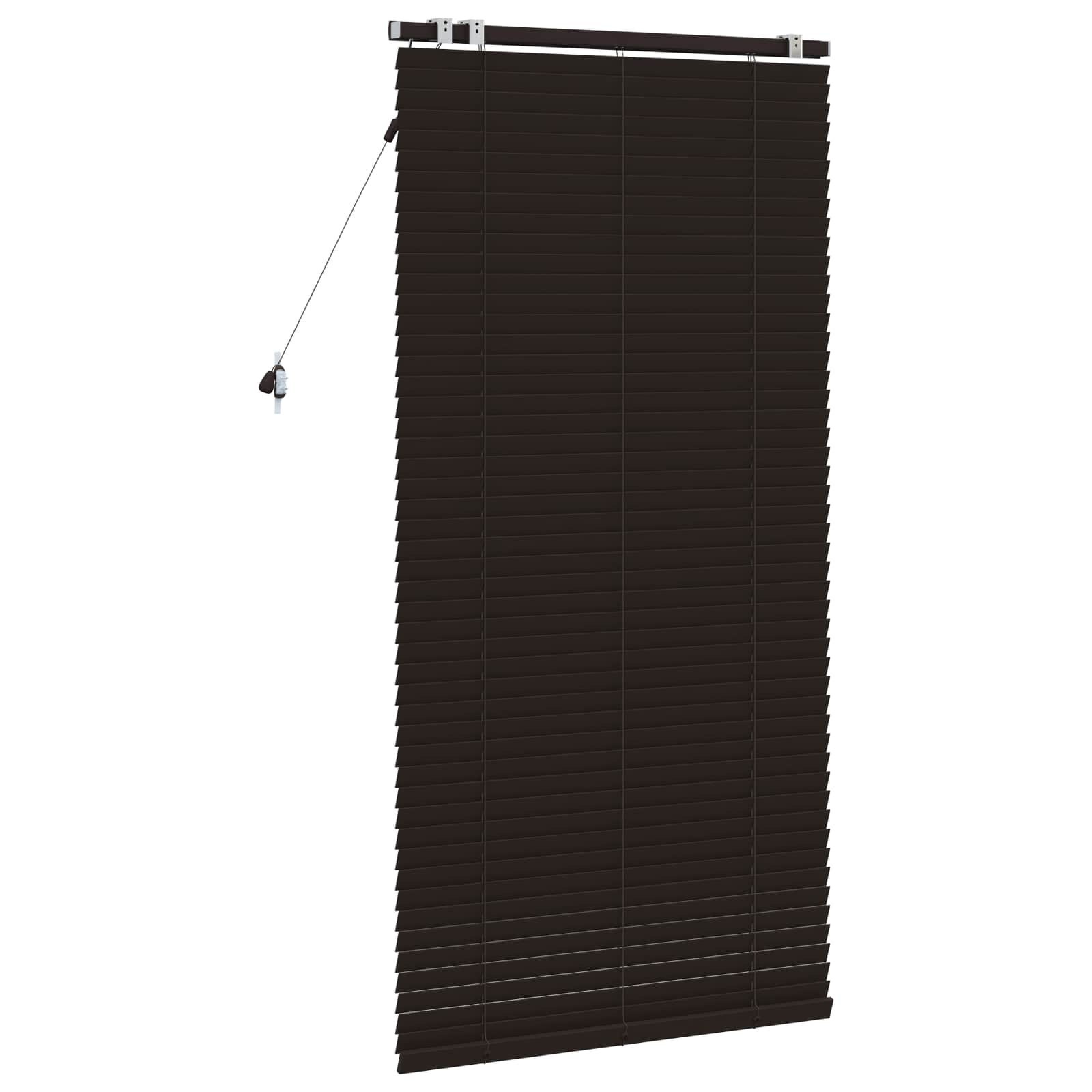 vidaXL Venetian Blind Dark Brown 95 x 160 cm 35 mm 4