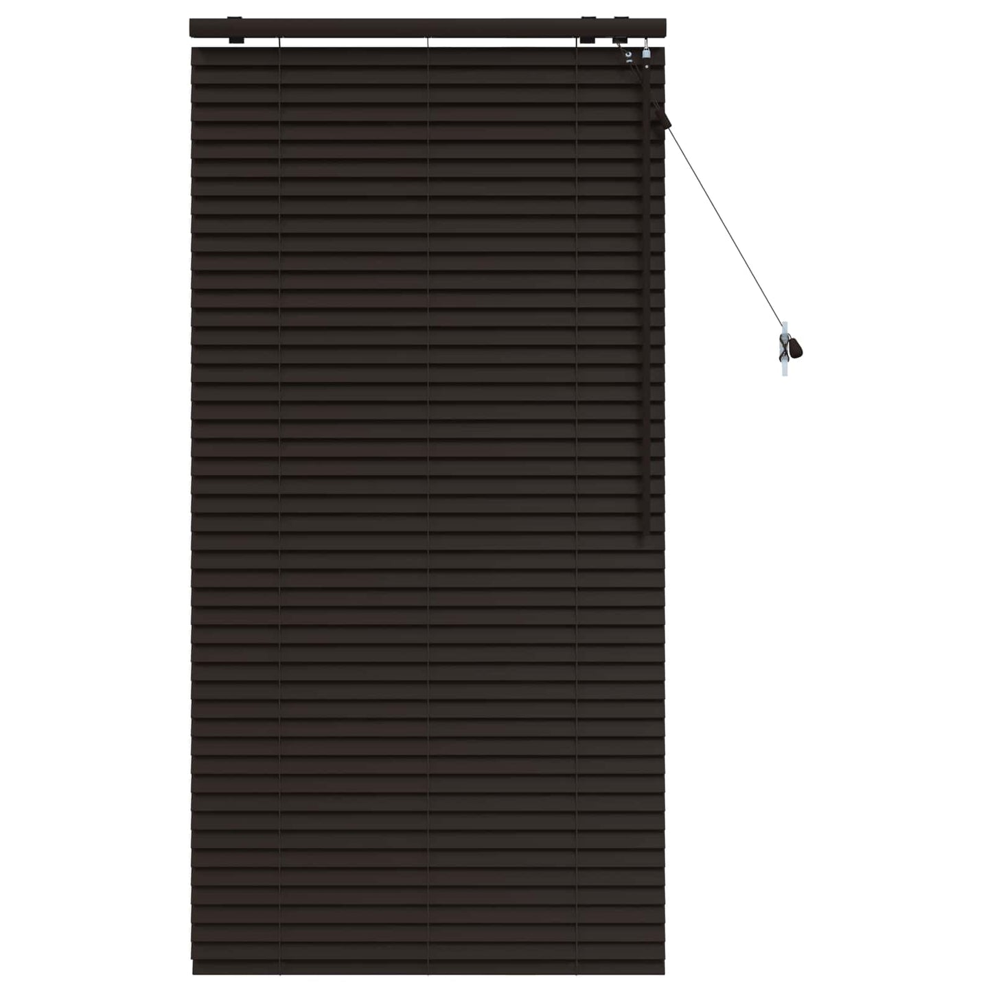 vidaXL Venetian Blind Dark Brown 95 x 160 cm 35 mm 2