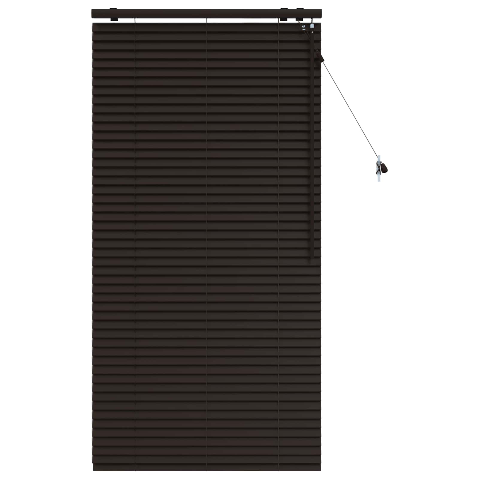 vidaXL Venetian Blind Dark Brown 95 x 160 cm 35 mm 2