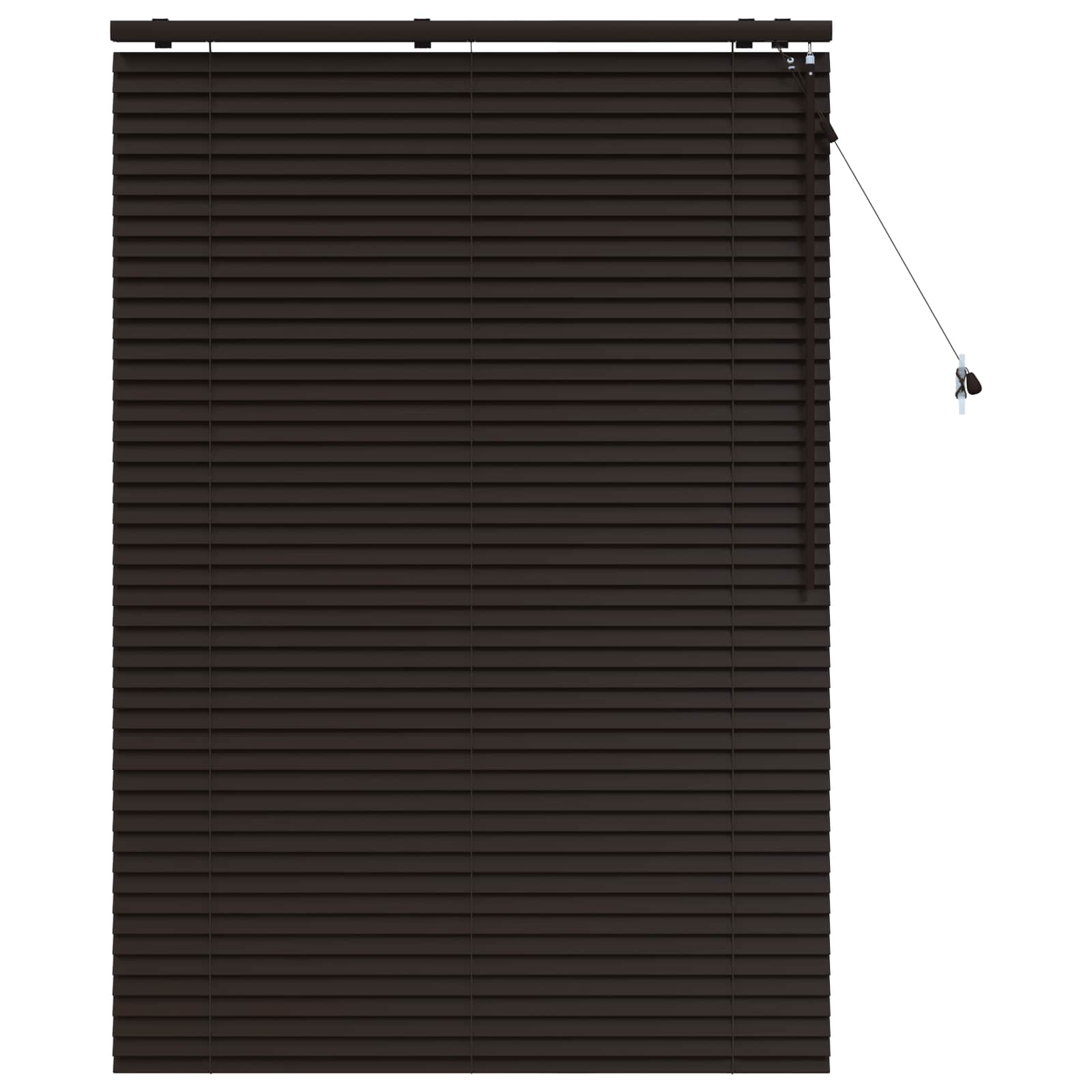 vidaXL Venetian Blind Dark Brown 100 x 160 cm 35 mm 2