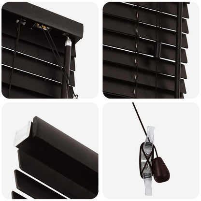 vidaXL Venetian Blind Dark Brown 110 x 160 cm 35 mm 5