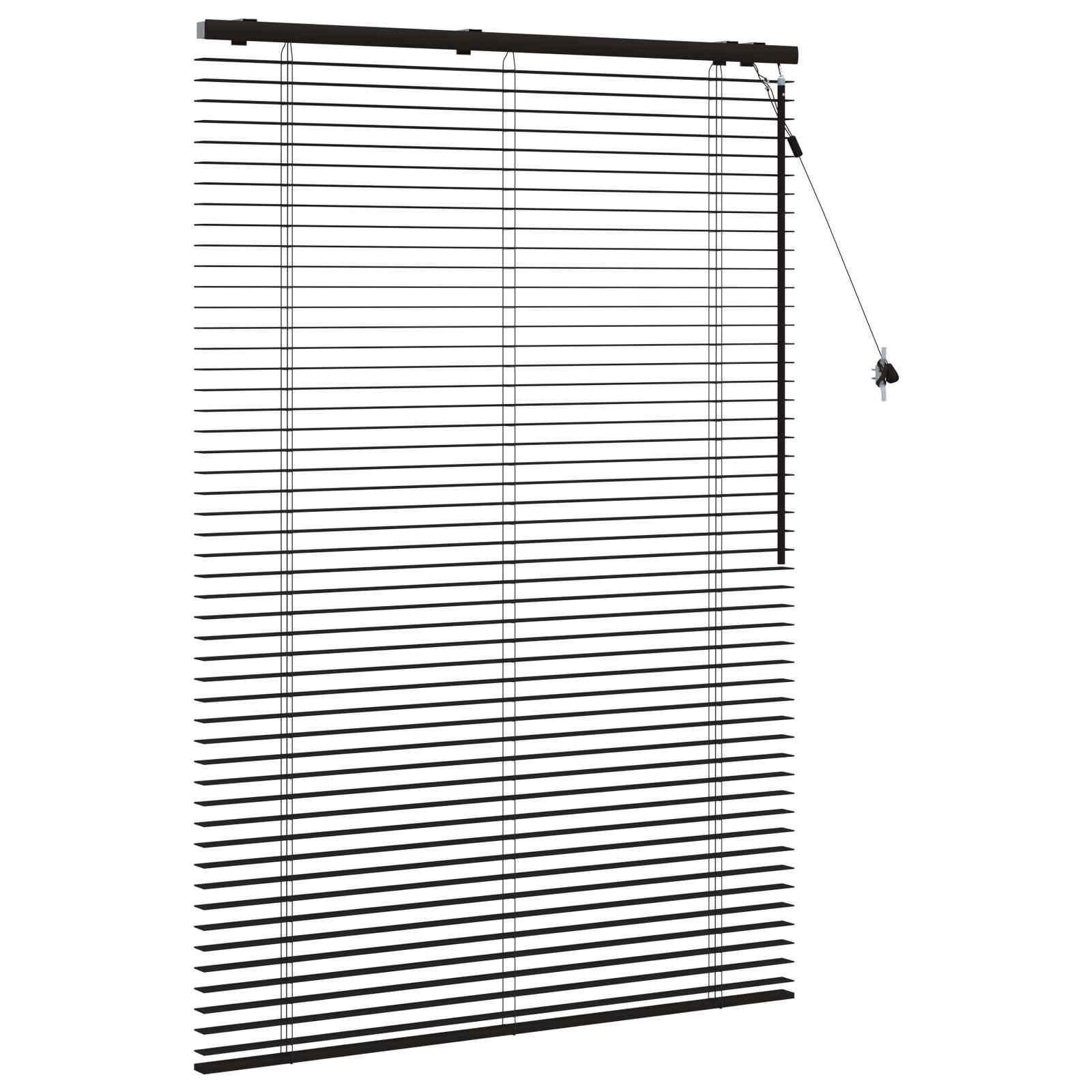 vidaXL Venetian Blind Dark Brown 110 x 160 cm 35 mm 3