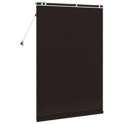 vidaXL Venetian Blind Dark Brown 110 x 160 cm 35 mm 4