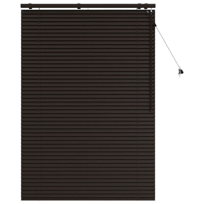 vidaXL Venetian Blind Dark Brown 110 x 160 cm 35 mm 2