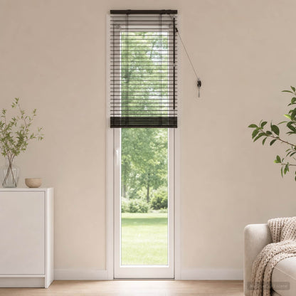 vidaXL Venetian Blind Dark Brown 65 x 250 cm 35 mm 1