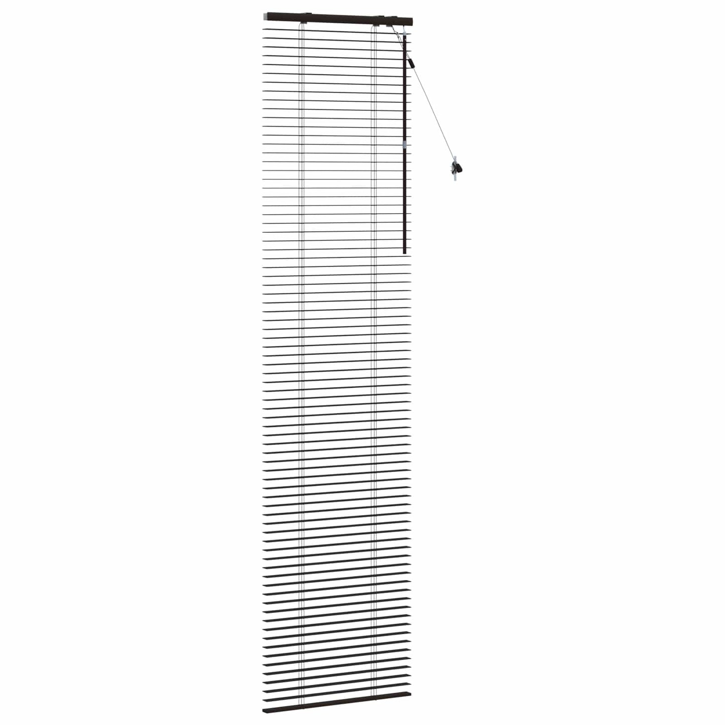 vidaXL Venetian Blind Dark Brown 65 x 250 cm 35 mm 3