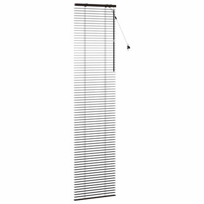vidaXL Venetian Blind Dark Brown 65 x 250 cm 35 mm 3