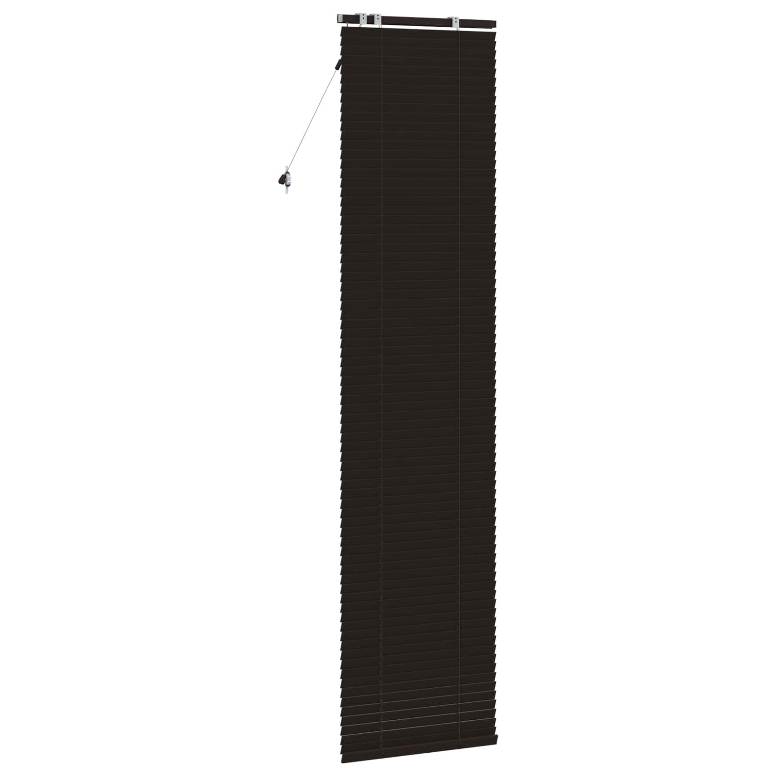 vidaXL Venetian Blind Dark Brown 65 x 250 cm 35 mm 4