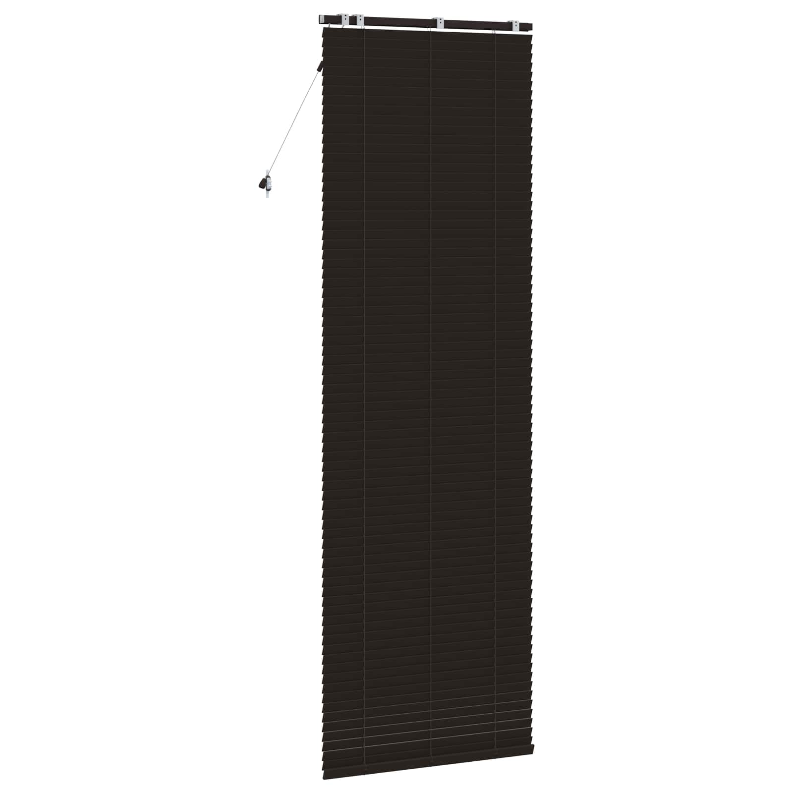vidaXL Venetian Blind Dark Brown 70 x 250 cm 35 mm 4