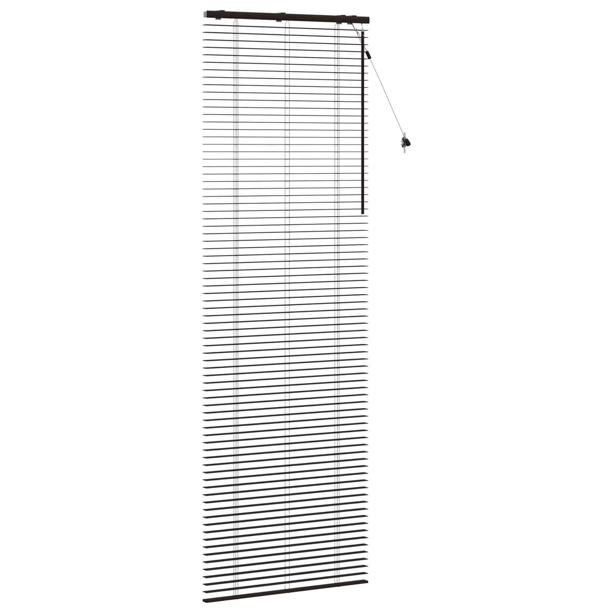 vidaXL Venetian Blind Dark Brown 95 x 250 cm 35 mm 3