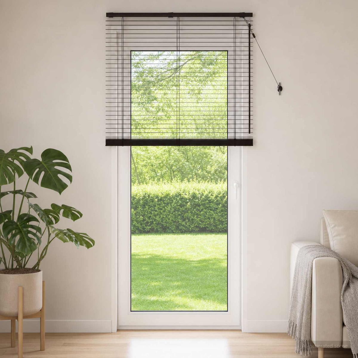 vidaXL Venetian Blind 35 mm Drop 250 cm Dark Brown