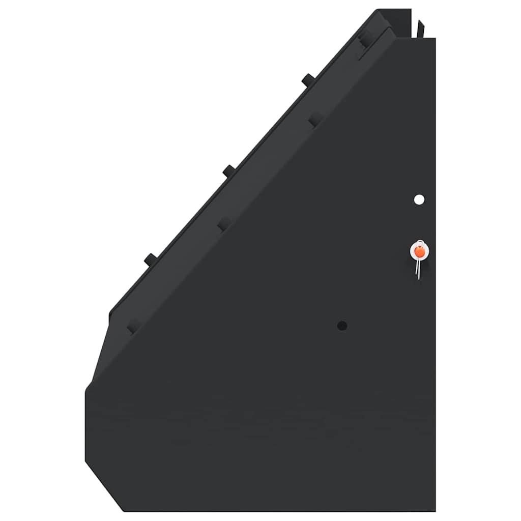 vidaXL Pellet Trap Black 31 x 23 x 31.5 cm Steel 4