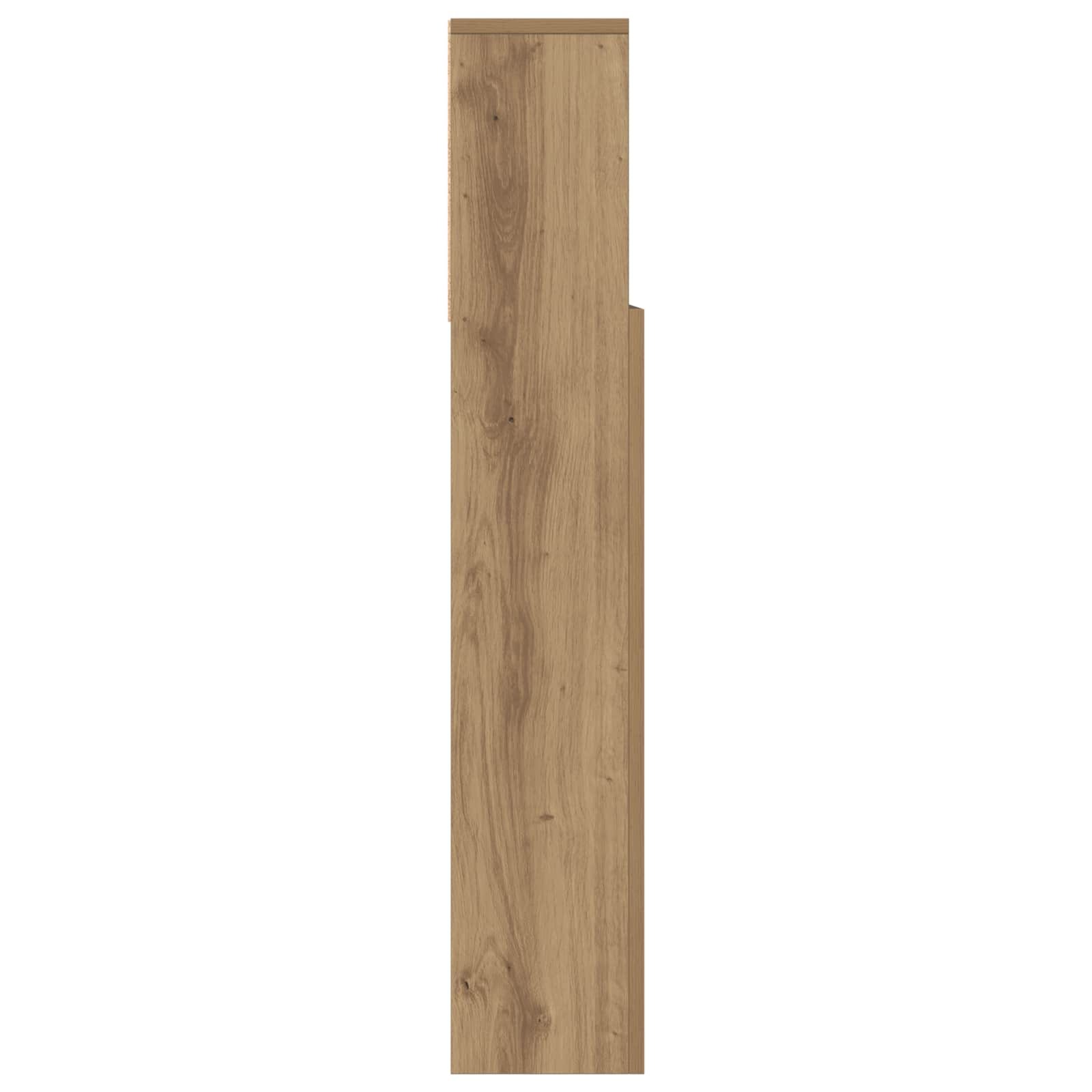vidaXL Headboard Cabinet Artisan Oak Engineered Wood 6