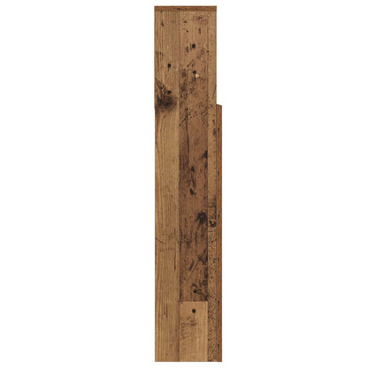 vidaXL Headboard Cabinet Old Wood Engineered Wood 6