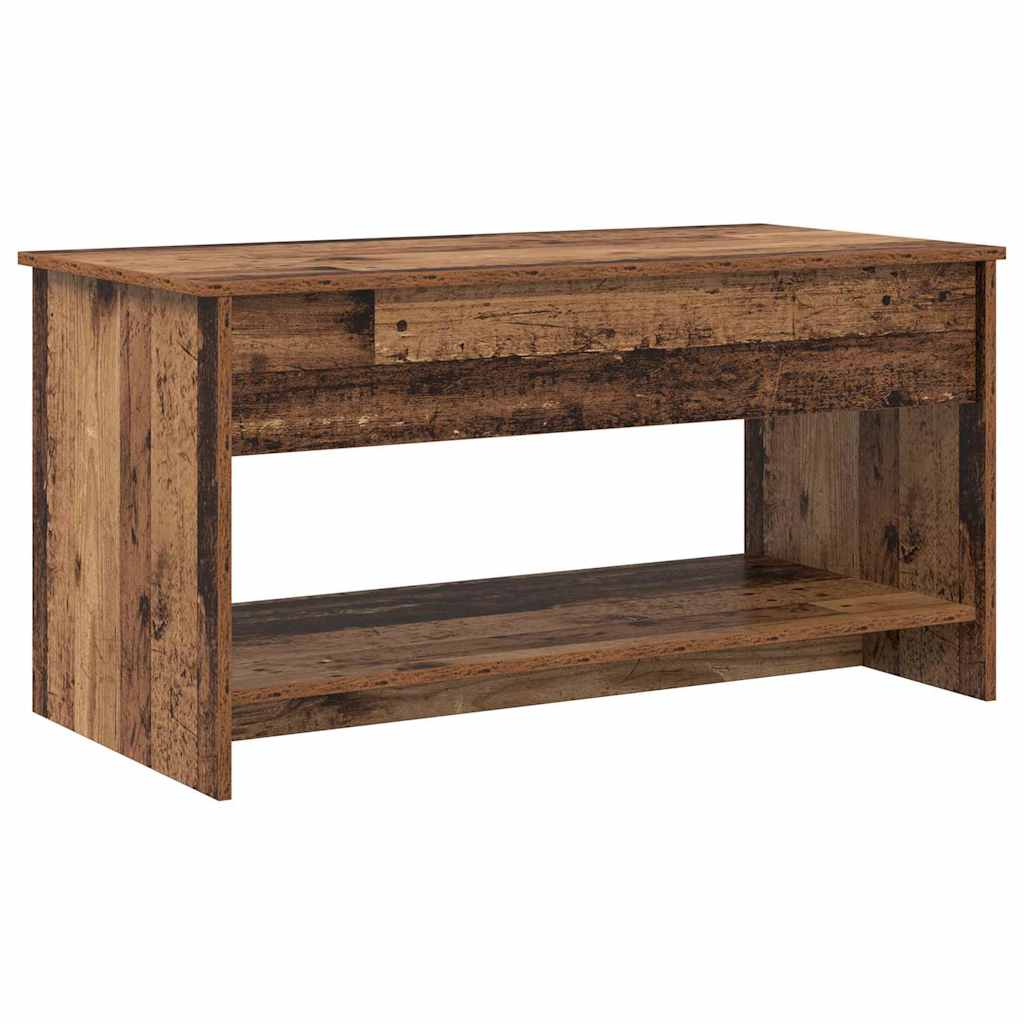 vidaXL Coffee Table Old Wood 80 x 50.5 x 41.5 cm Engineered Wood 2