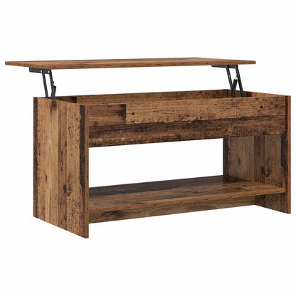 vidaXL Coffee Table Old Wood 80 x 50.5 x 41.5 cm Engineered Wood 5