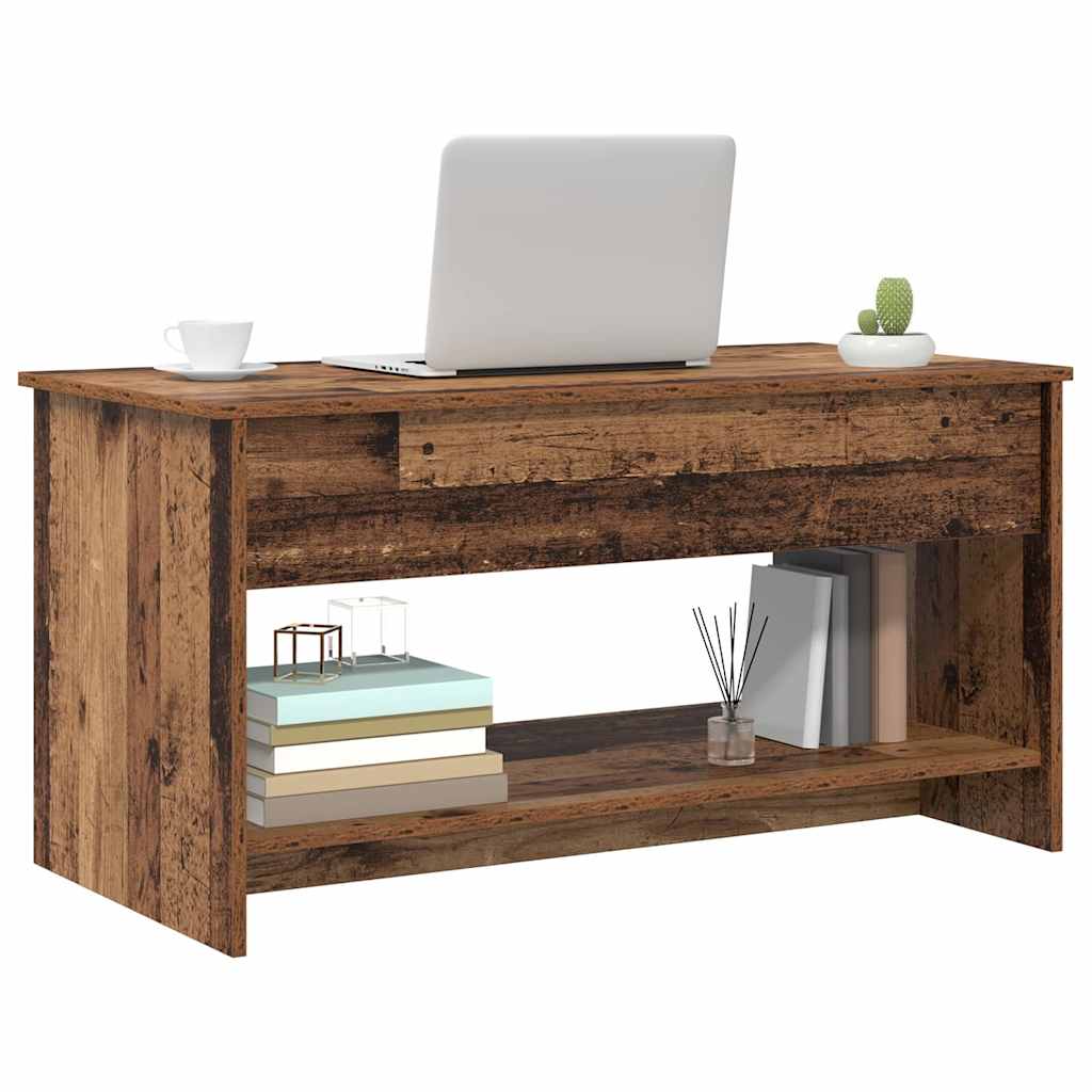 vidaXL Coffee Table Old Wood 80 x 50.5 x 41.5 cm Engineered Wood 3