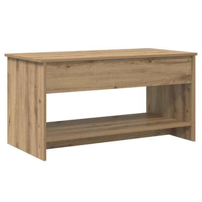 vidaXL Coffee Table Artisan Oak 80 x 50.5 x 41.5 cm Engineered Wood 2