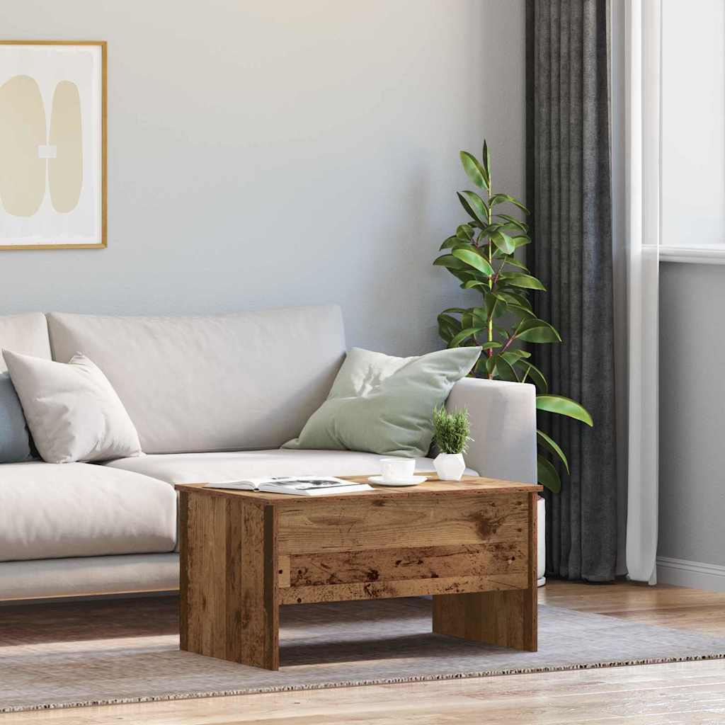 vidaXL Coffee Table Old Wood 102 x 50.5 x 46.5 cm Engineered Wood 1