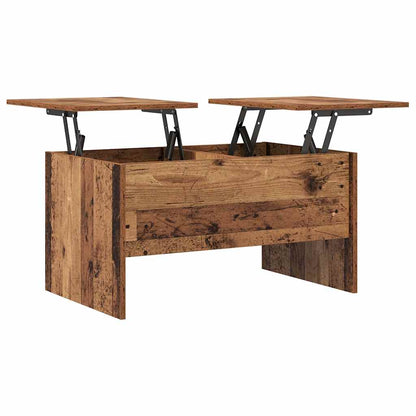 vidaXL Coffee Table Old Wood 102 x 50.5 x 46.5 cm Engineered Wood 5