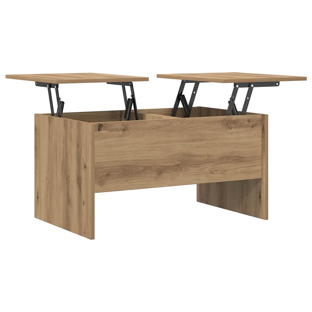 vidaXL Coffee Table Artisan Oak 102 x 50.5 x 46.5 cm Engineered Wood 5