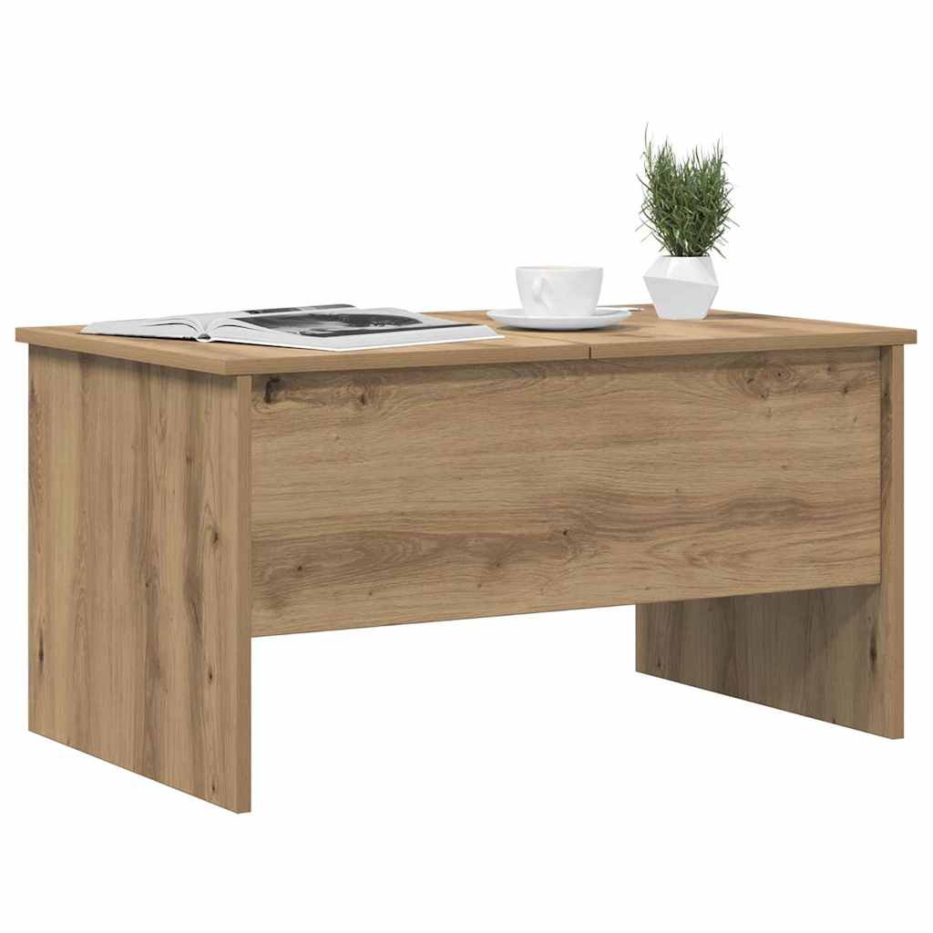 vidaXL Coffee Table Artisan Oak 102 x 50.5 x 46.5 cm Engineered Wood 3