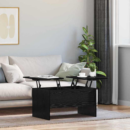 vidaXL Coffee Table Black Oak 102 x 50.5 x 46.5 cm Engineered Wood 4