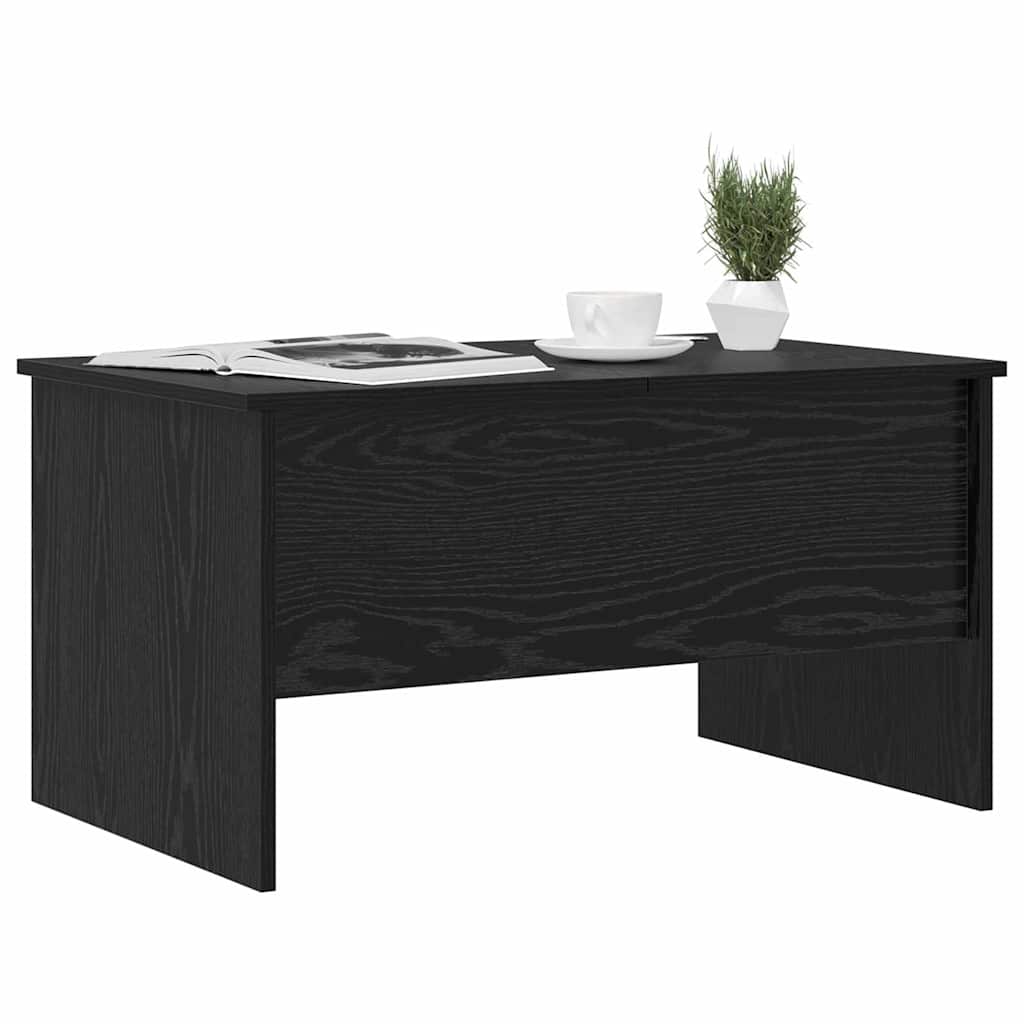 vidaXL Coffee Table Black Oak 102 x 50.5 x 46.5 cm Engineered Wood 3