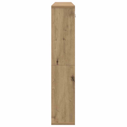 vidaXL Mirror Cabinet Artisan Oak 91 x 15 x 76.5 cm Engineered Wood 6