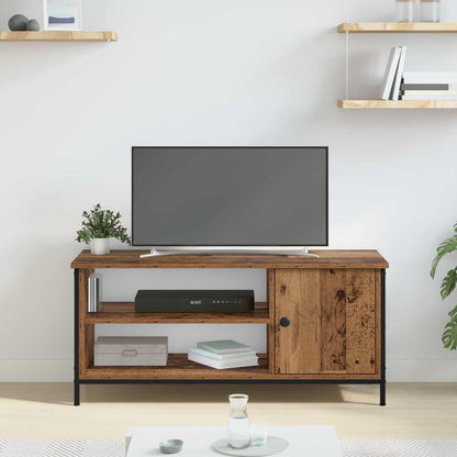 vidaXL TV Cabinet 100 x 40 x 45 cm Old Wood Engineered Wood 4