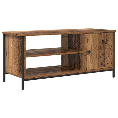 vidaXL TV Cabinet 100 x 40 x 45 cm Old Wood Engineered Wood 2