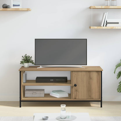 vidaXL TV Cabinet 100 x 40 x 45 cm Artisan Oak Engineered Wood 4