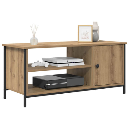 vidaXL TV Cabinet 100 x 40 x 45 cm Artisan Oak Engineered Wood 3