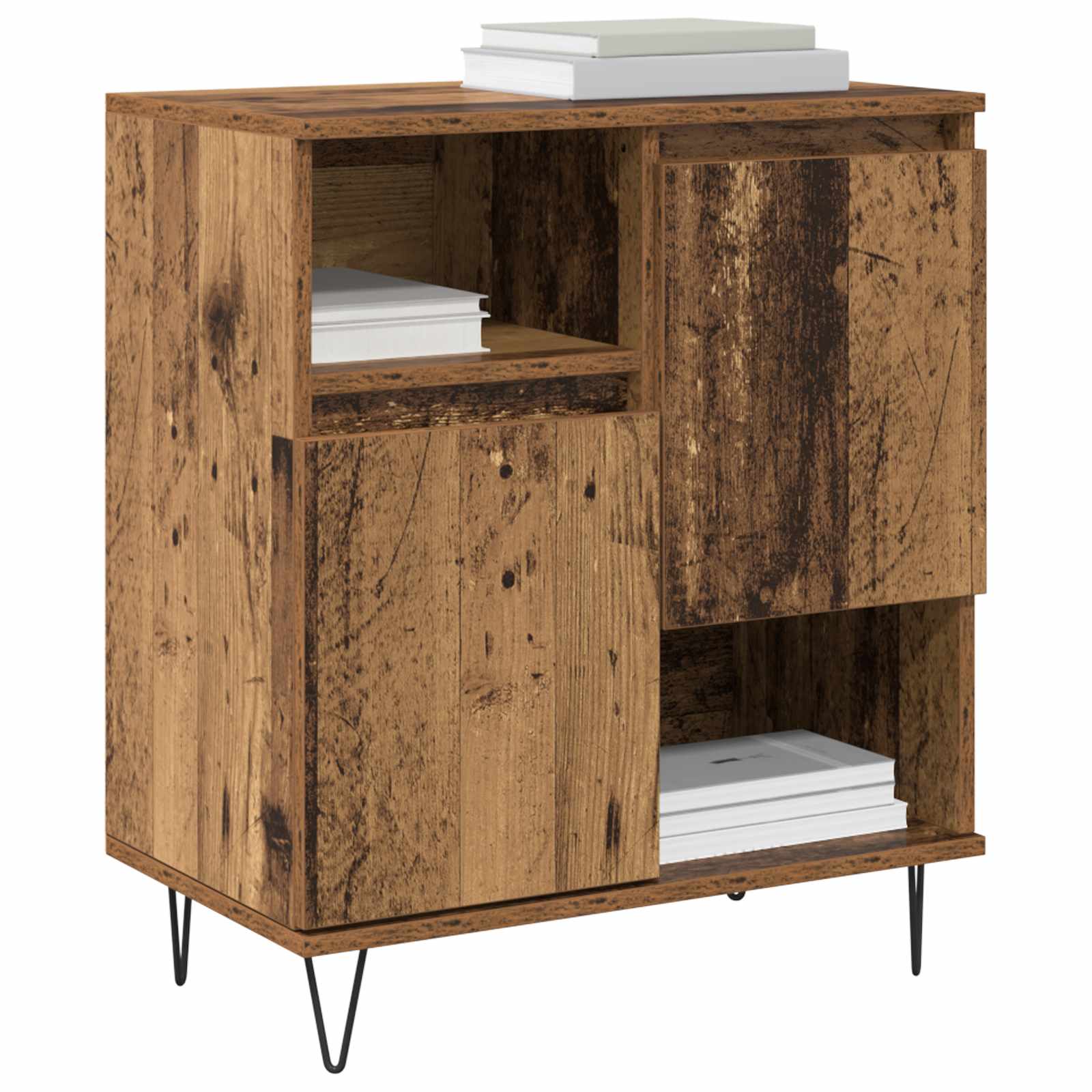 vidaXL Sideboard Old Wood 60 x 35 x 70 cm 3