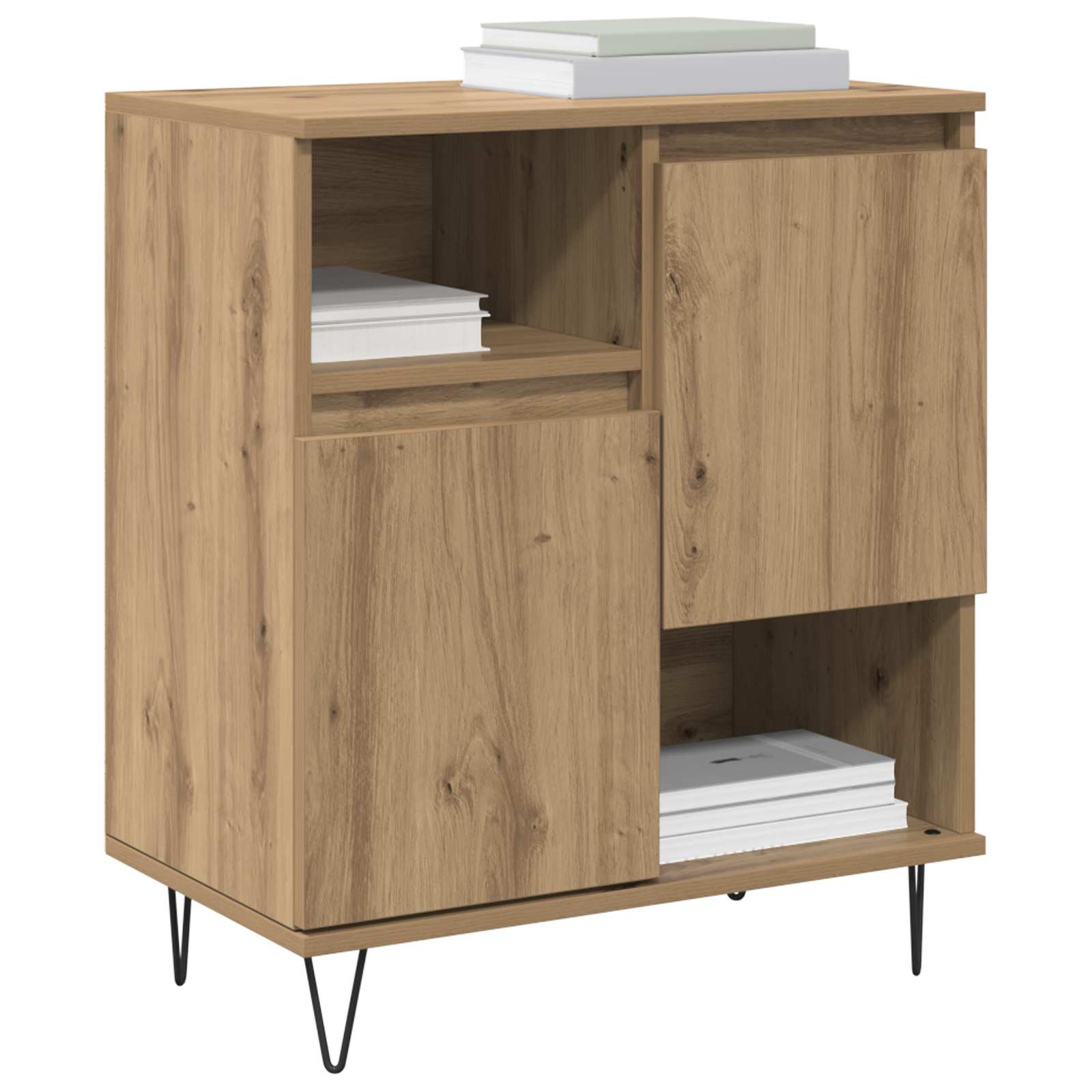 vidaXL Sideboard Artisan Oak 60 x 35 x 70 cm 3