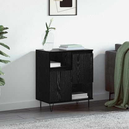 vidaXL Sideboard Black Oak 60 x 35 x 70 cm 1