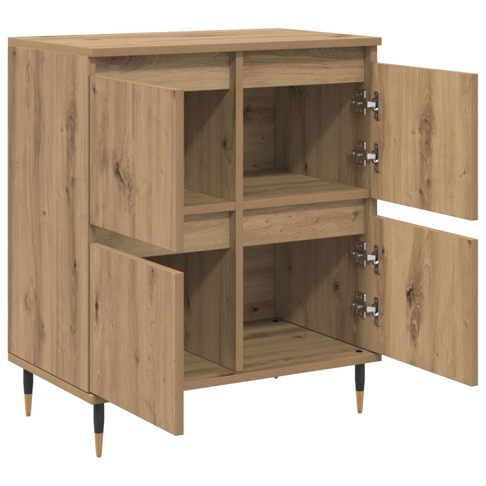 vidaXL Sideboard Artisan Oak 60 x 35 x 70 cm 5