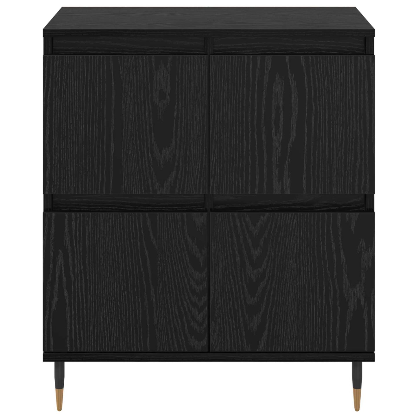 vidaXL Sideboard Black Oak 60 x 35 x 70 cm 6