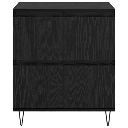 vidaXL Sideboard Black Oak 60 x 35 x 70 cm 6