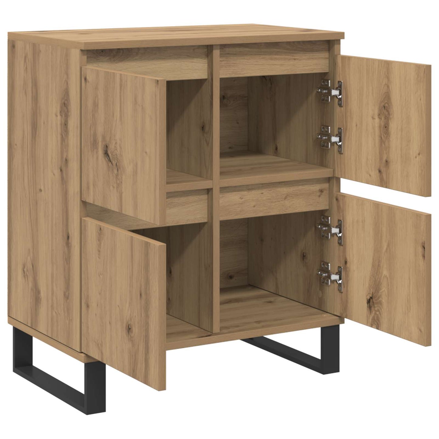 vidaXL Sideboard Artisan Oak 60 x 35 x 70 cm 5