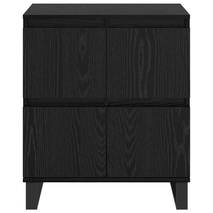 vidaXL Sideboard Black Oak 60 x 35 x 70 cm 6