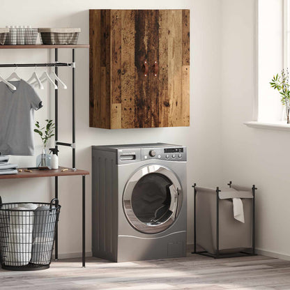 vidaXL Wall Cabinet Old Wood 69.5 x 34 x 90 cm Engineered Wood 1
